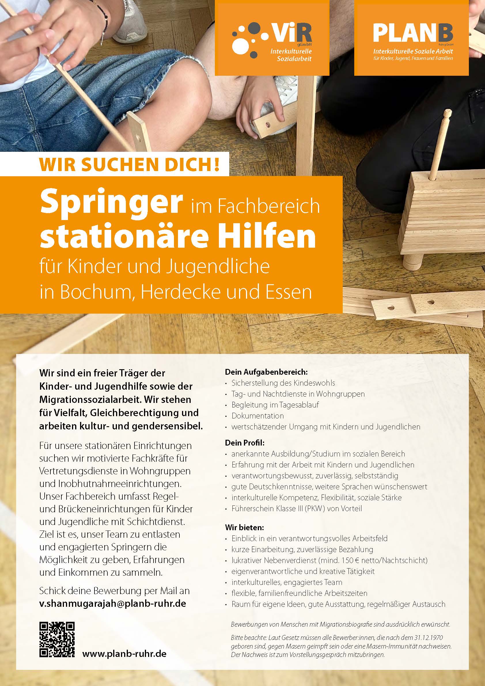 Stelle Springer Aushang interaktiv 2025